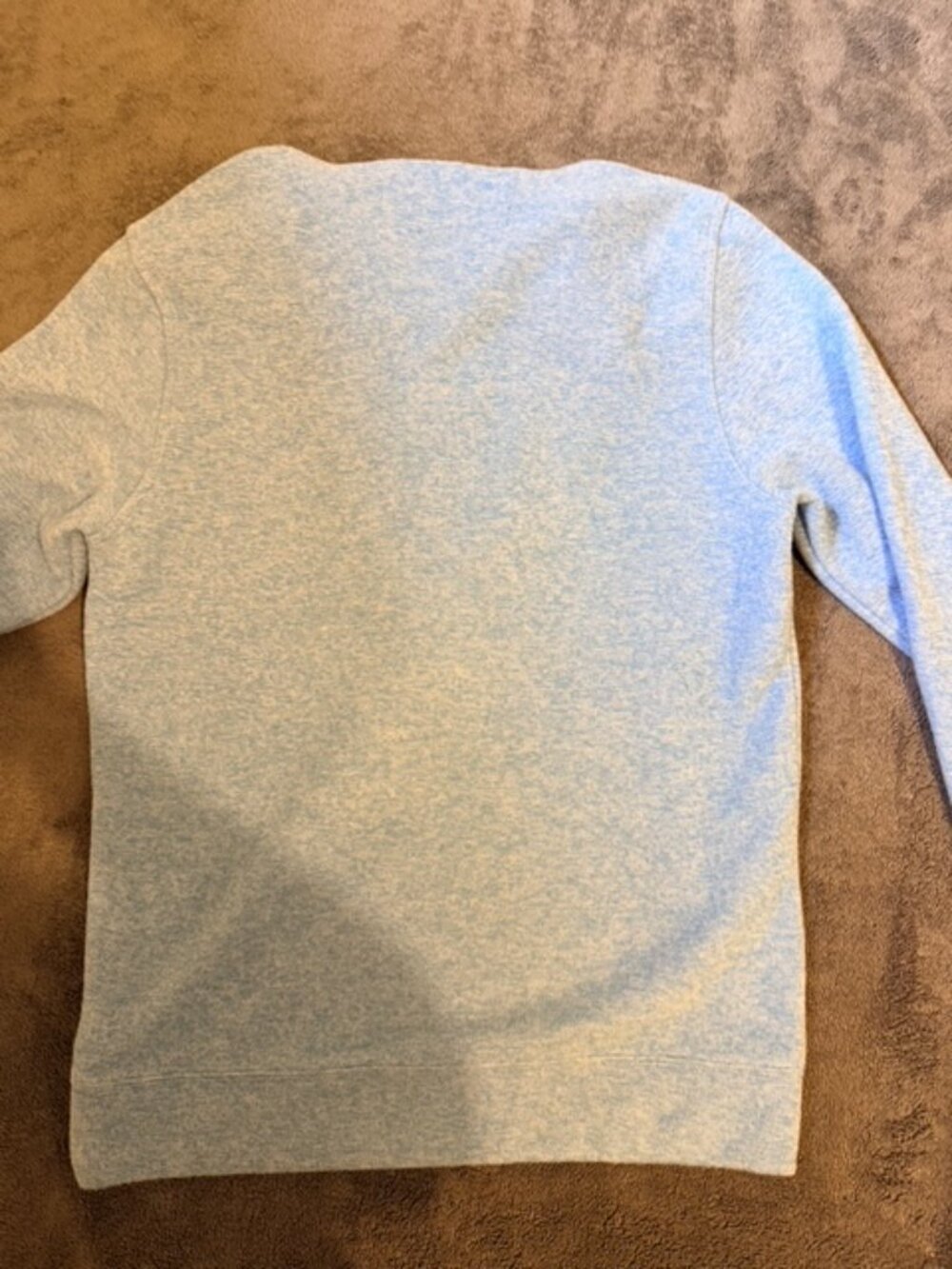 Robert Graham Hoodie Mens S Light Blue Paisley Lined Pullover Button Placket - Picture 5 of 5